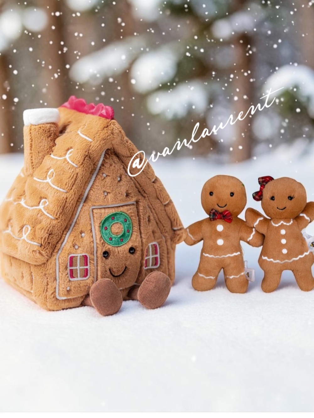 Gingerbread House + Jolly Gingerbread Fred & Ruby